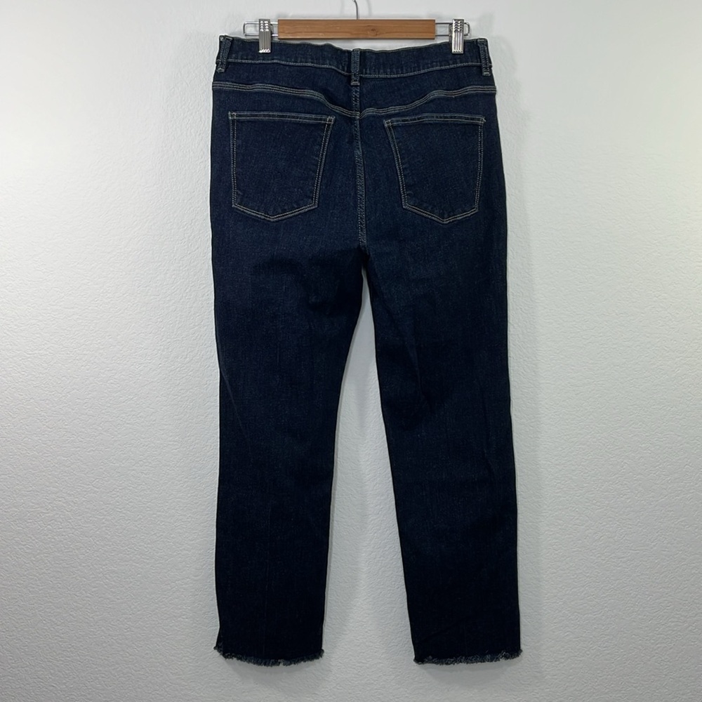 DL1961 Mara Straight Ankle Jeans Synder size 32 Dark Indigo - Picture 8 of 12